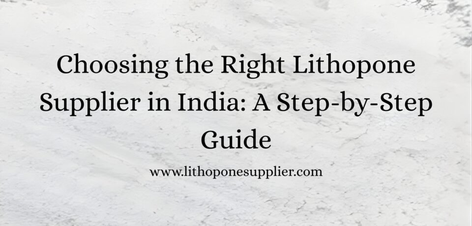 Lithopone Supplier