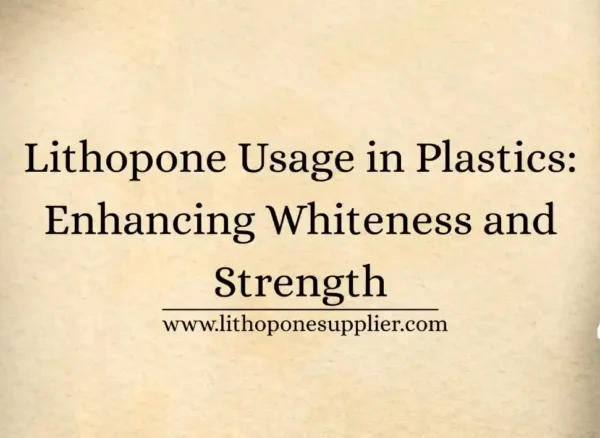 Lithopone Supplier