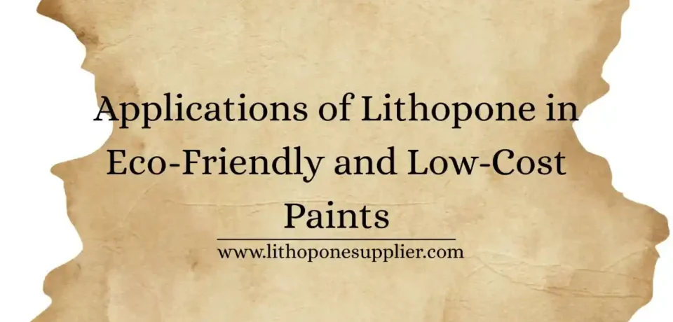 Lithopone Supplier