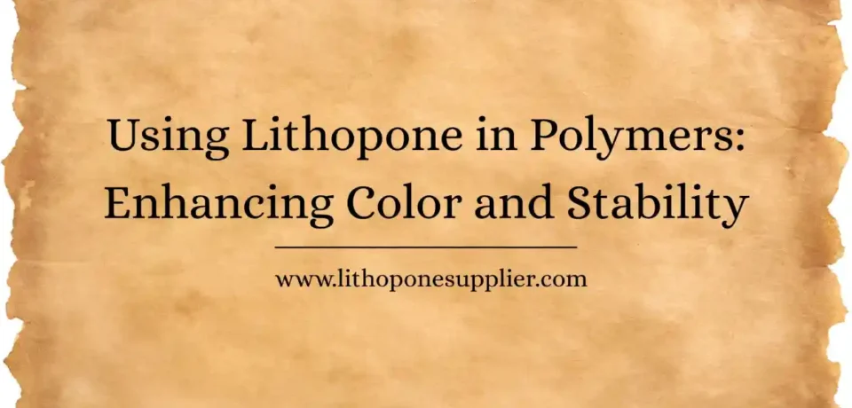Lithopone supplier