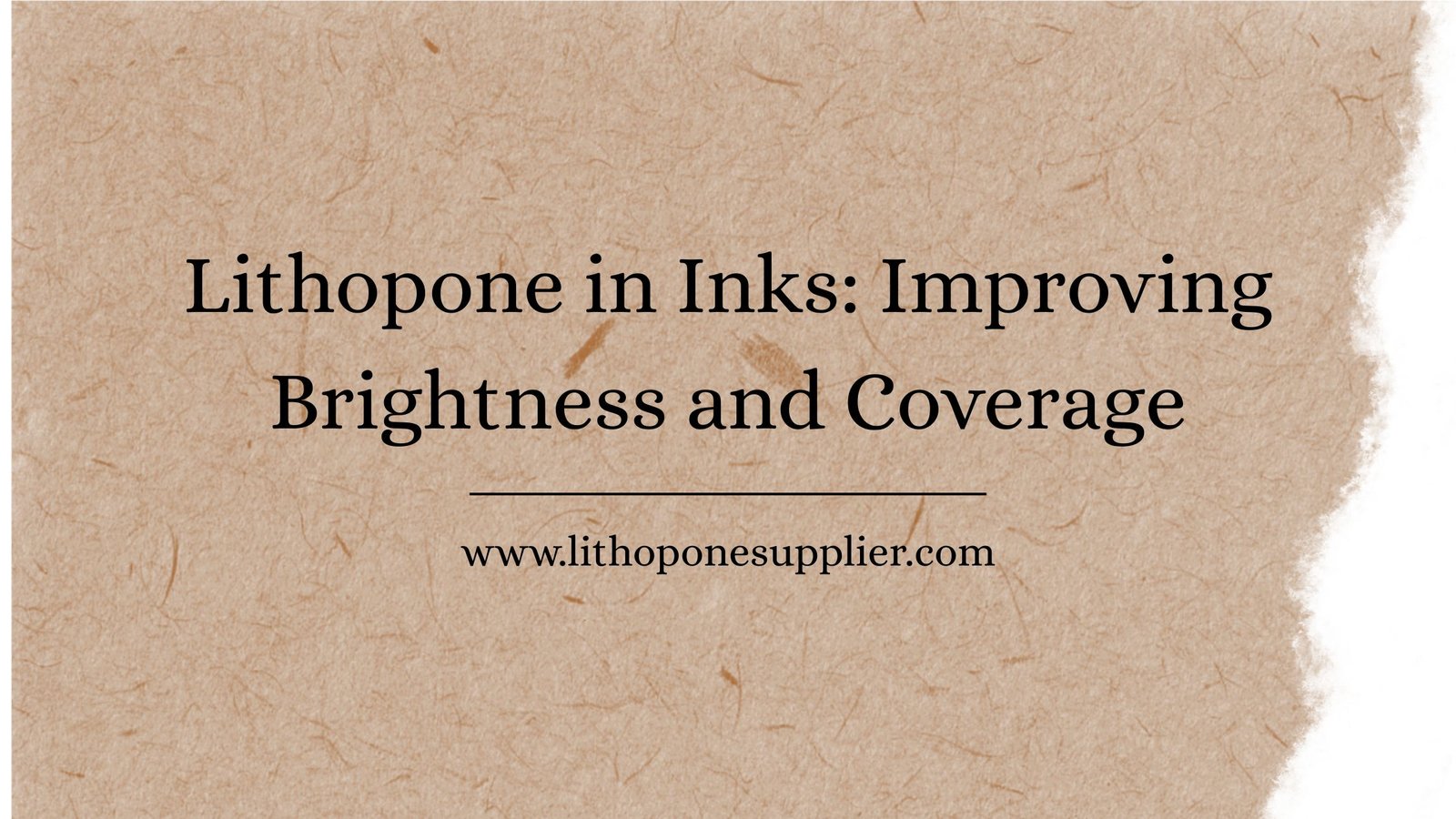 Lithopone Supplier