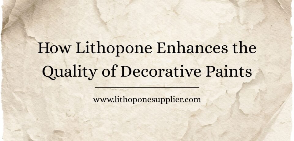 Lithopone Supplier