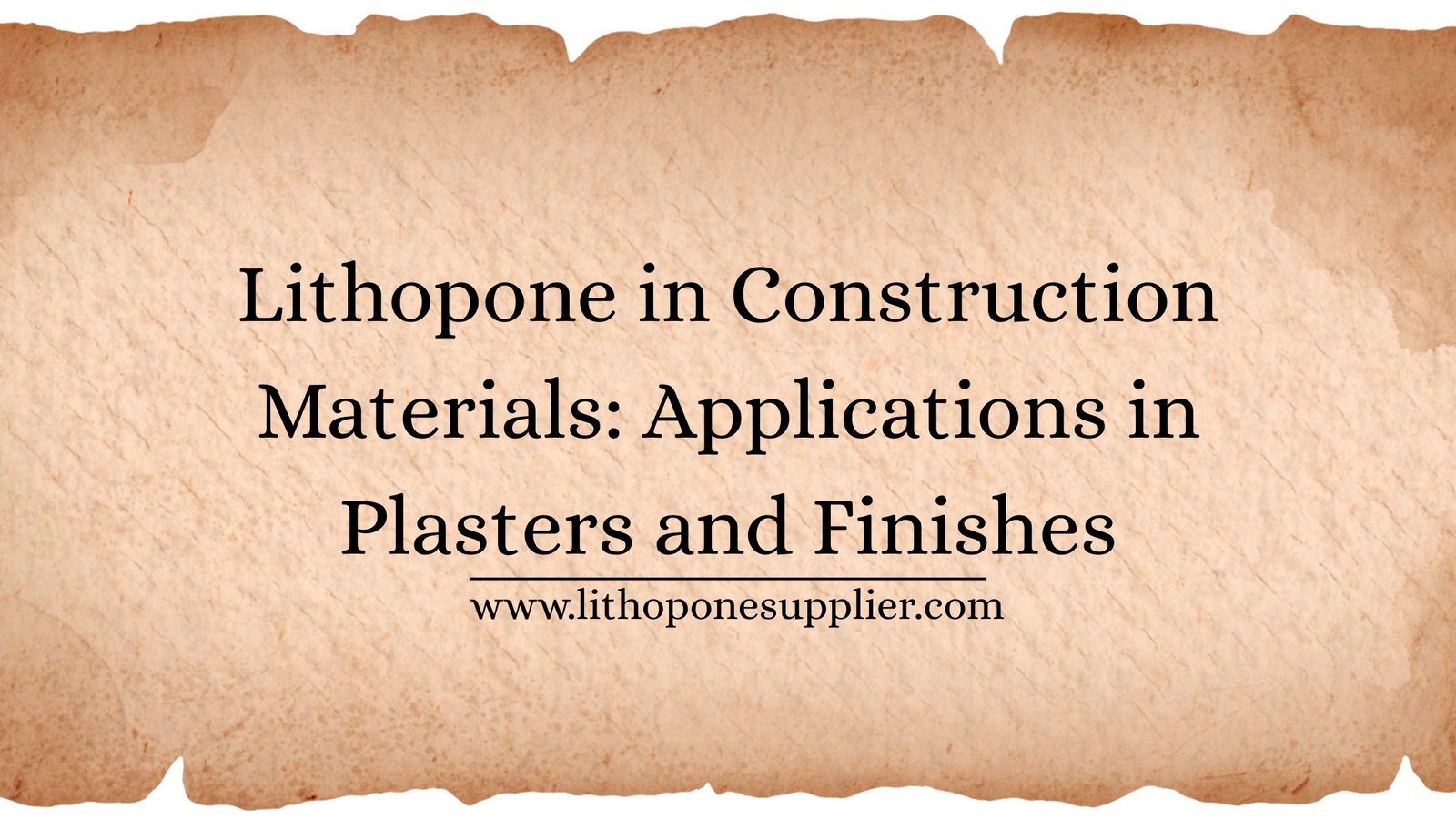 Lithopone Supplier