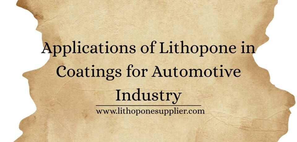 Lithopone Supplier