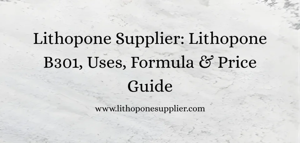 Lithopone Supplier